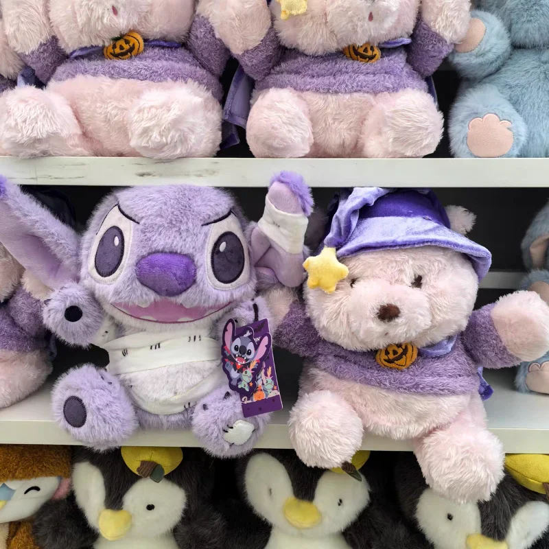 MINISO الكرتون ديزني الجص سولي دمية محشوة عباءة يجلس الدب ويني ثيوب تحصيل ألعاب من نسيج مخملي هدايا عيد الميلاد