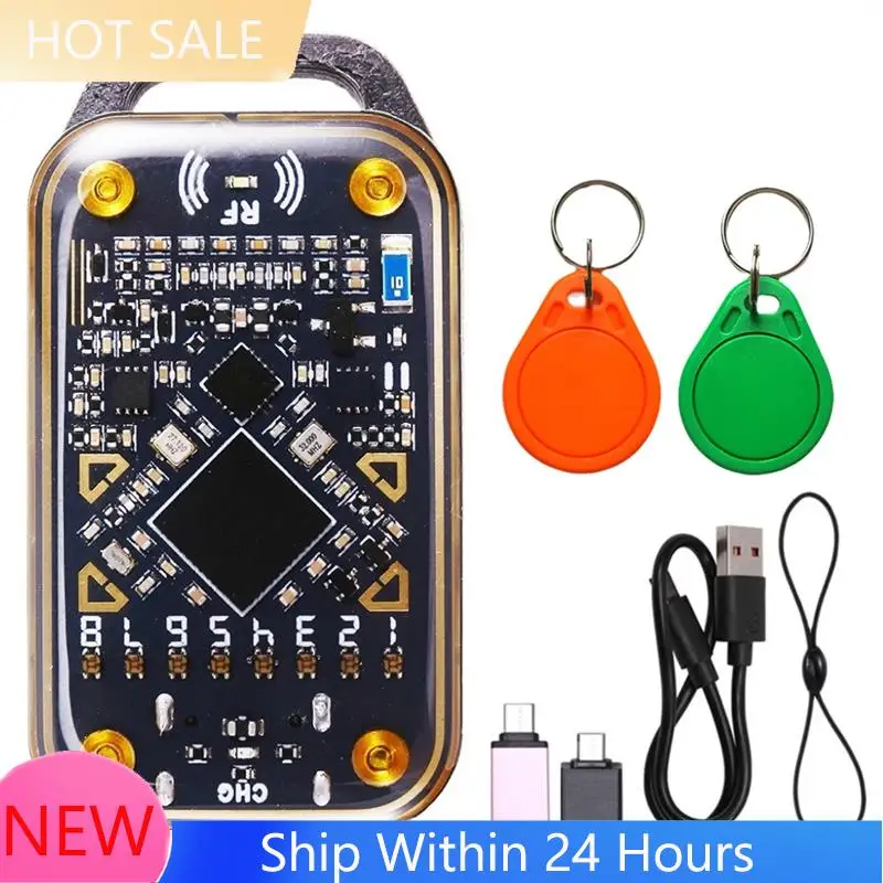 

В наличии: Ультра-современный считыватель RFID-чипов Chameleon + 2 брелока-эмулятора смарт-карт XUID, дубликатор NFC, 125K, 13.56 МГц, для ID/IC-карт