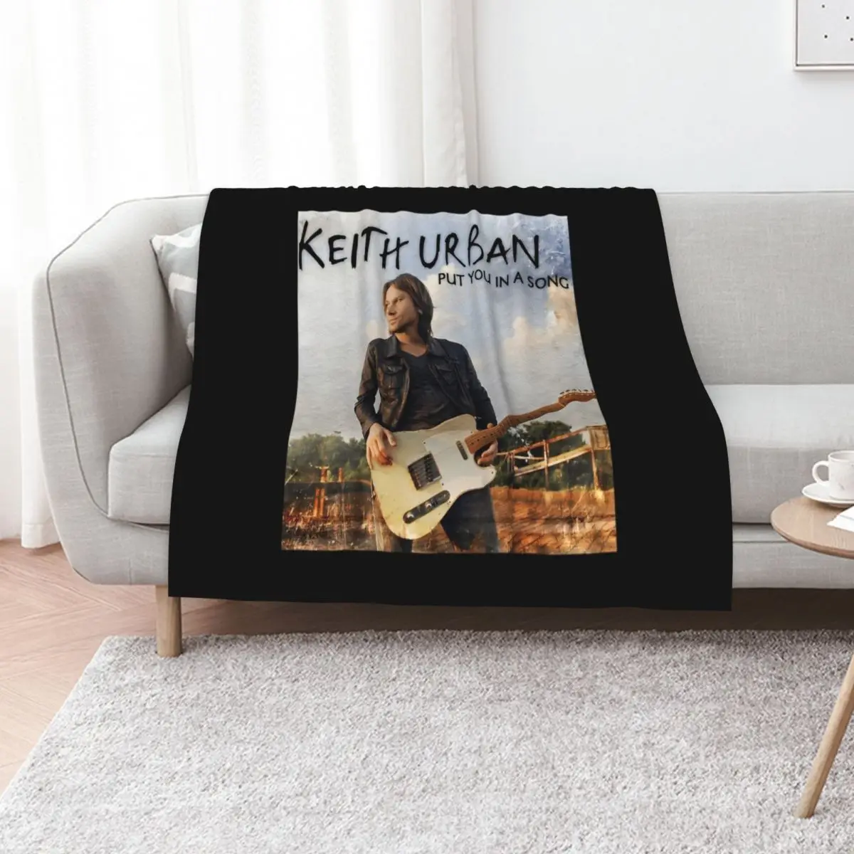keith urban tour date lovh4 Throw Blanket sofa bed Warm Fashion Sofas for sofa Multi-Purpose Flannel Fabric Blankets