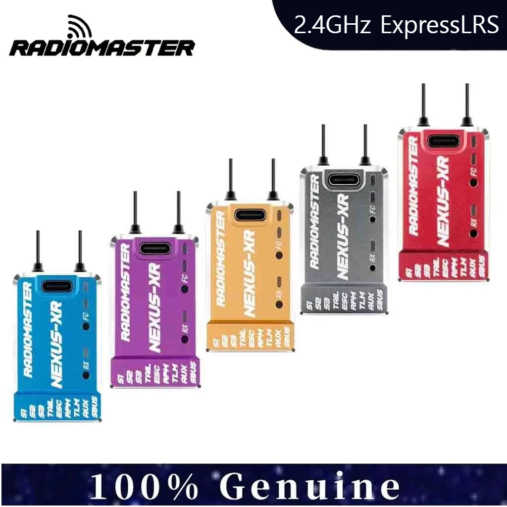 Contrôleur de vol d'hélicoptère Radiomaster NEXUS-XR, gyroscope ICM42688P intégré, double récepteur ELRS pour hélicoptère à voilure fixe FPV RC