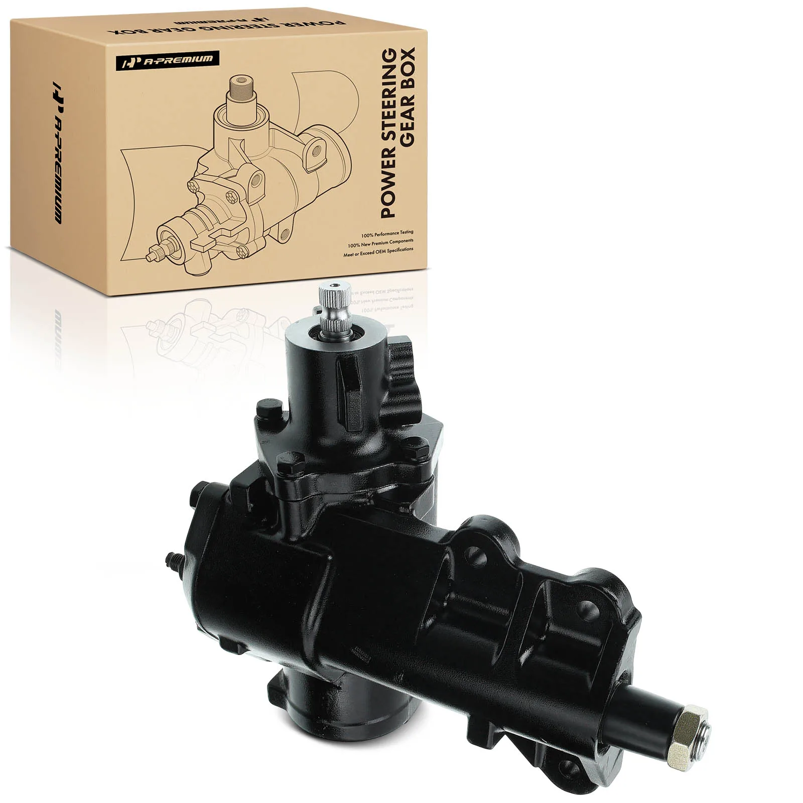 A-Premium Power Steering Gear Box for Ford F-100 1976 F-150 1976-1979 Bronco 1978-1979