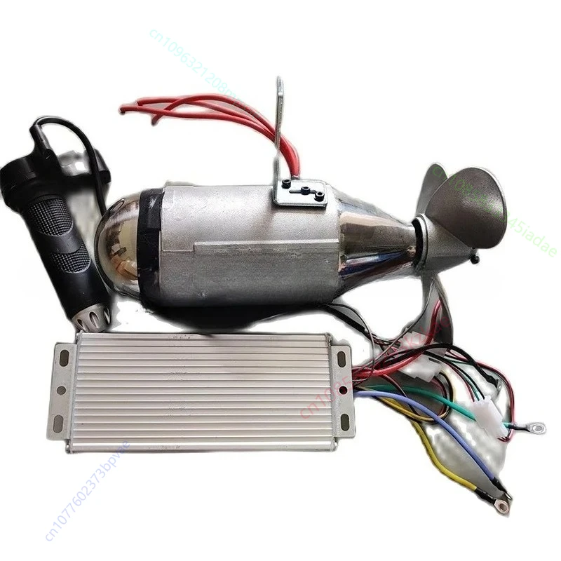 

12V 24V 1200W Brushless Underwater Propeller Electric Motor Fish Boat Brushless Propeller + Controller Seawater Proof Motor