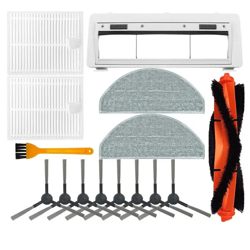 

ABMH-Main Side Brushes Mop Rag Hepa Filters For Irobot Roomba Combo Essential Y01420 Robot Vacuum Cleaner Parts