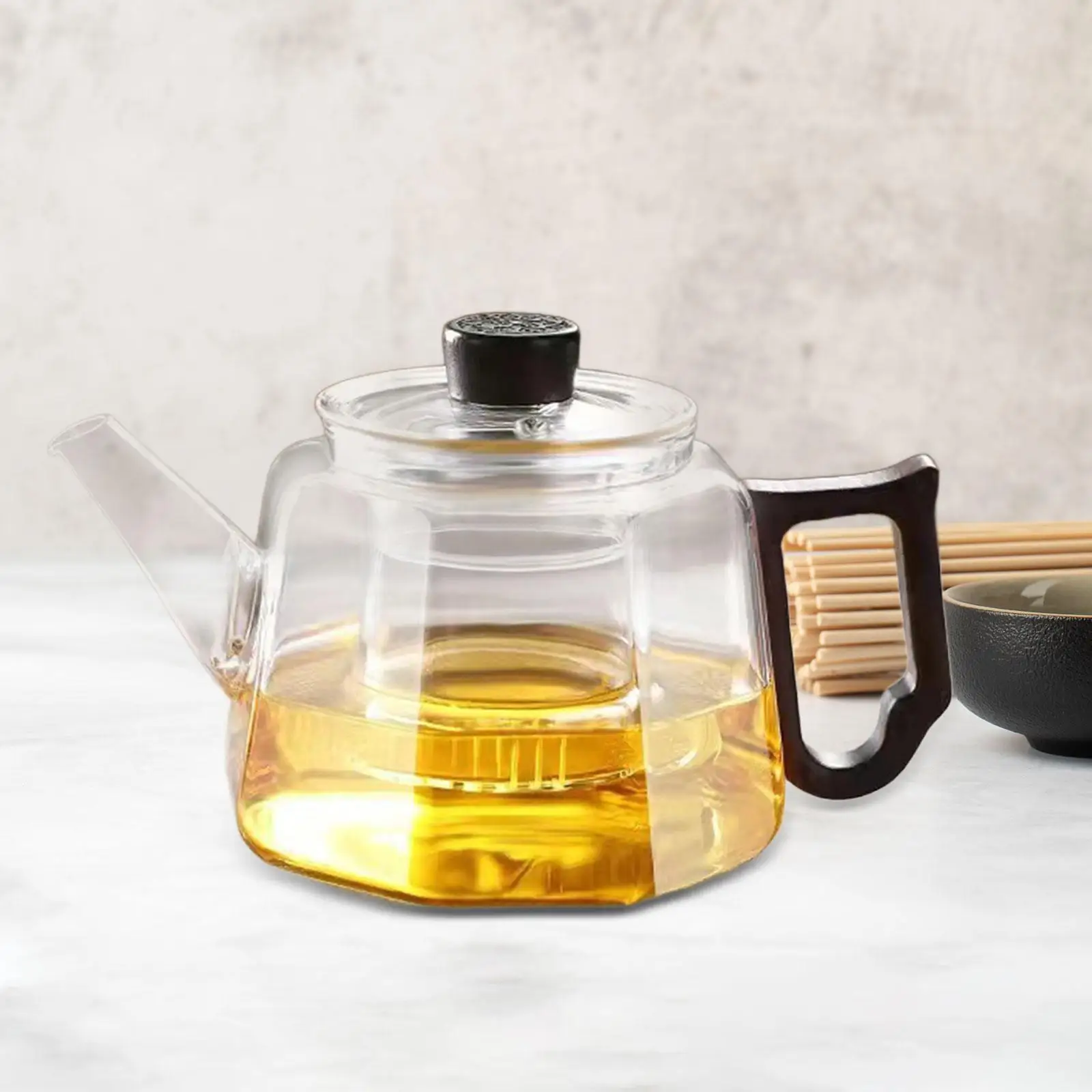 Glass Teapot Tea Brewer Tea House Japanese Style Tea Kettle Bar Blooming Tea