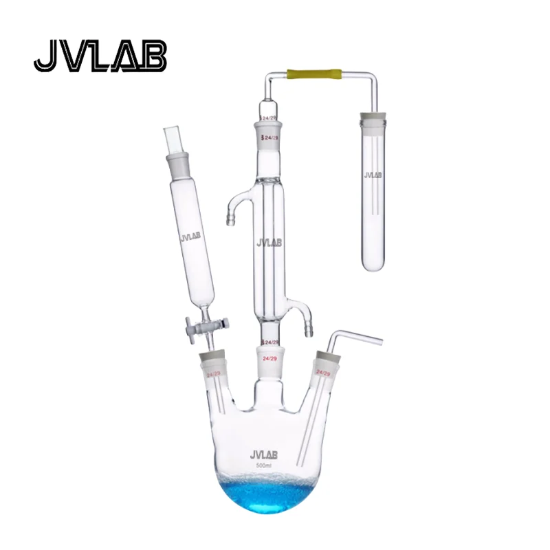 جهاز قياس ثاني أكسيد الكبريت JVLAB 500 مللي أواني زجاجية للمختبر للكشف عن الجيلاتين المضافة للأغذية