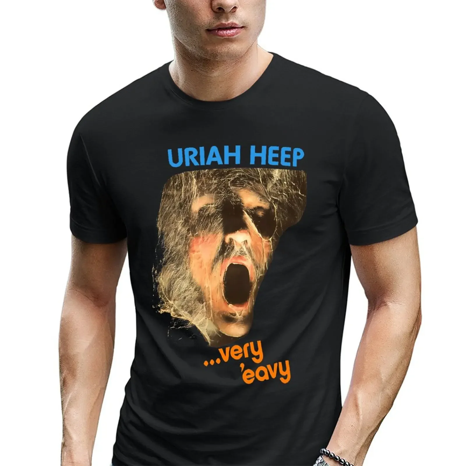 Funny  Uriah Heep Very Eavy T Shirt New USA Size