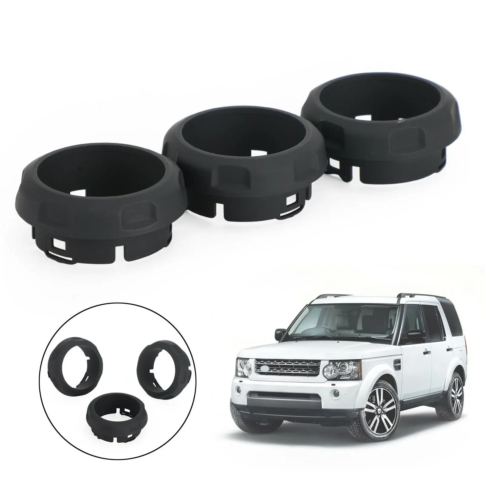 For Range Rover Sport LR029591 AC Swicth Knob Trim Fittings Hot Sale 3X Stable Performance Colorfast Lightweight