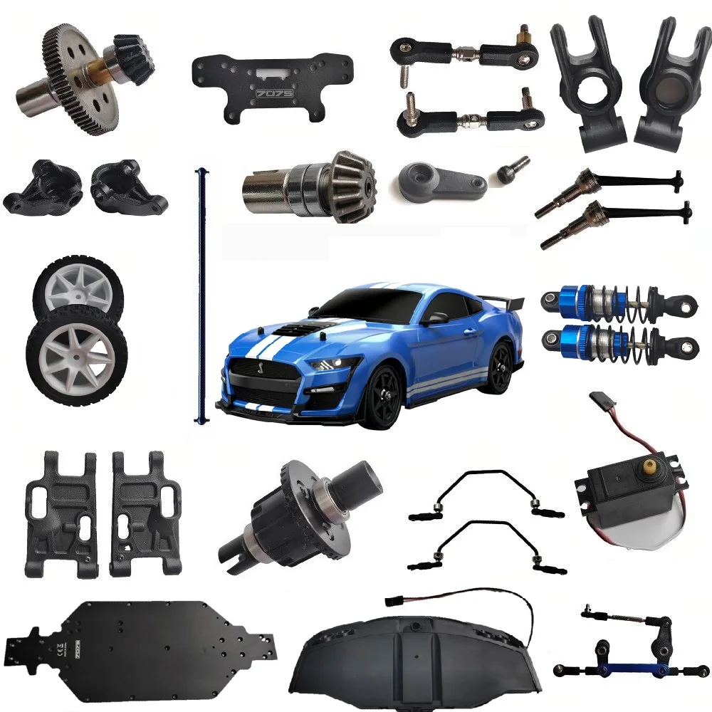 Pièces de rechange originales pour voitures et camions R/C MJX Hyper Go 10306 1/10, CVD/différentiel/roues/ESC/moteur/servos/engrenages principaux/amortisseur