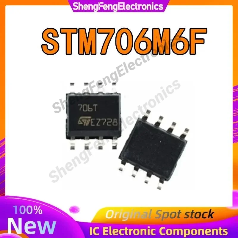 

STM706M6F Screen Printed 706 SOP8 Power Monitor Chip