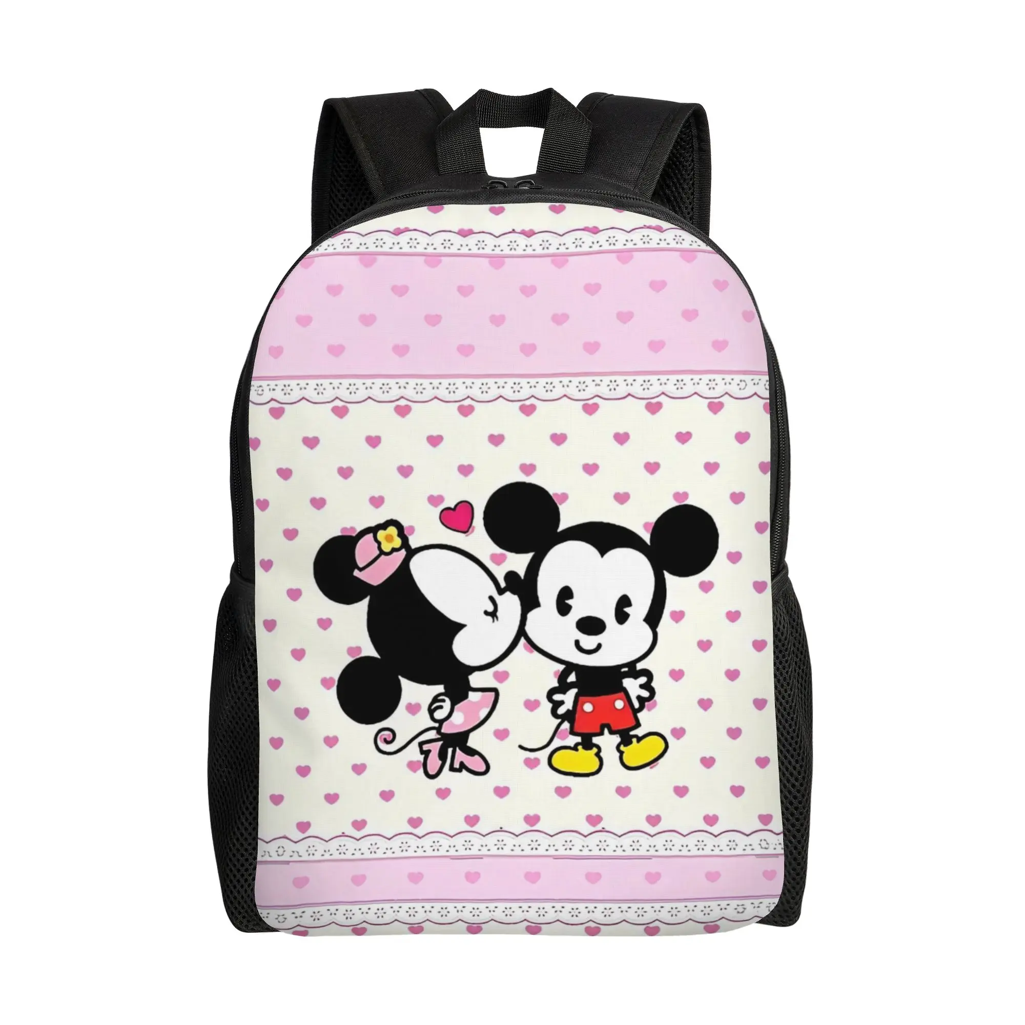 

Minnie Mouse Cartoon Mickey Cool Backpack Lightweight Student Business Daypack for Men Women Laptop Canvas Bags