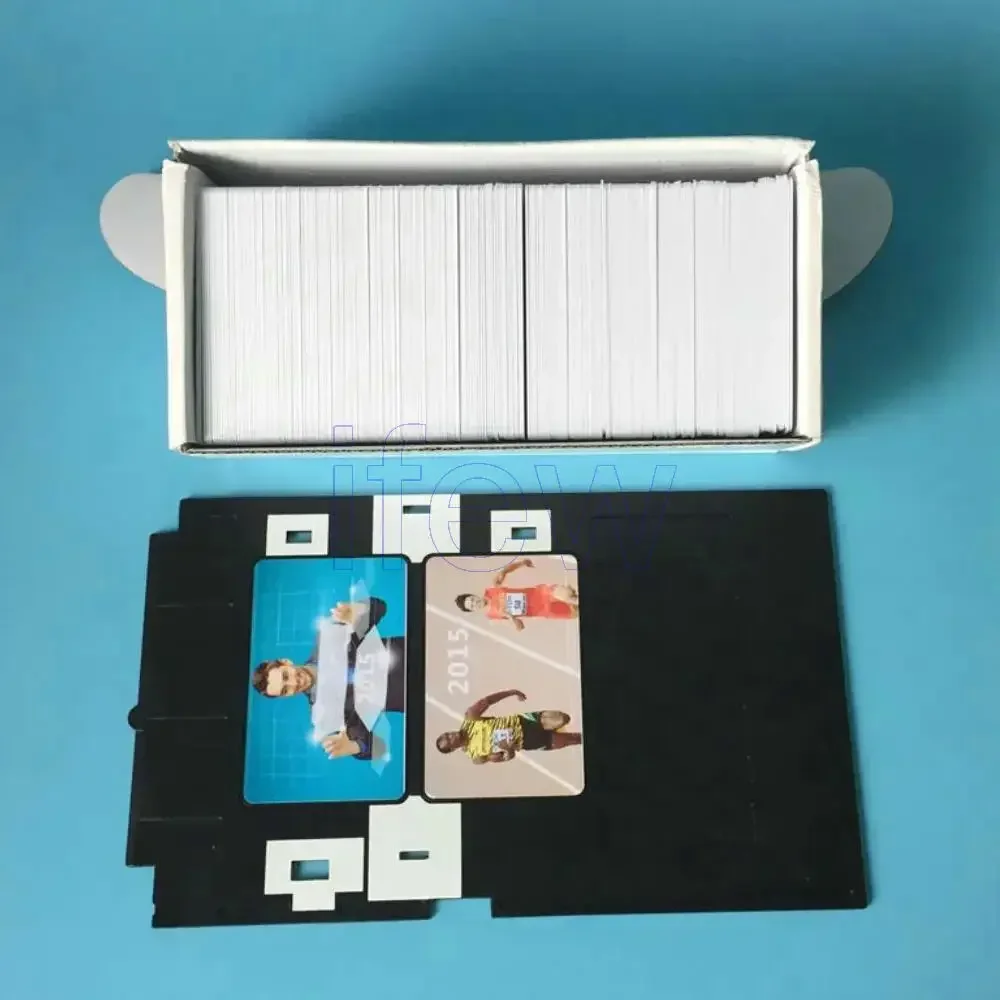 Bandejas de impressora placa de cartão pvc impressão cartões de plástico bandeja kit para epson l800 l801 l805 l810 l850 tx720 t60 p50 t50 cartão pvc bandeja