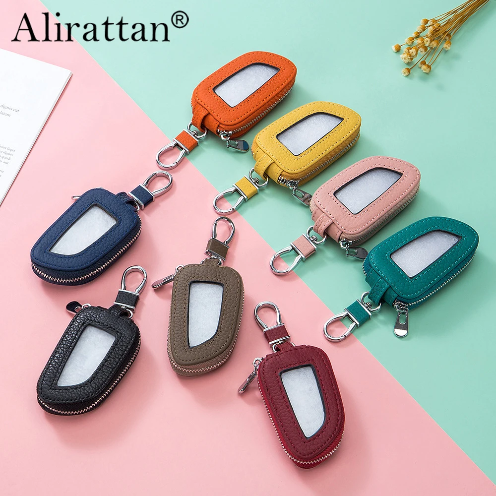 

Кожаная ключница Alirattan 2026 для автомобиля, универсальная, из натуральной кожи, для мужчин и женщин, новая модель для внешней торговли