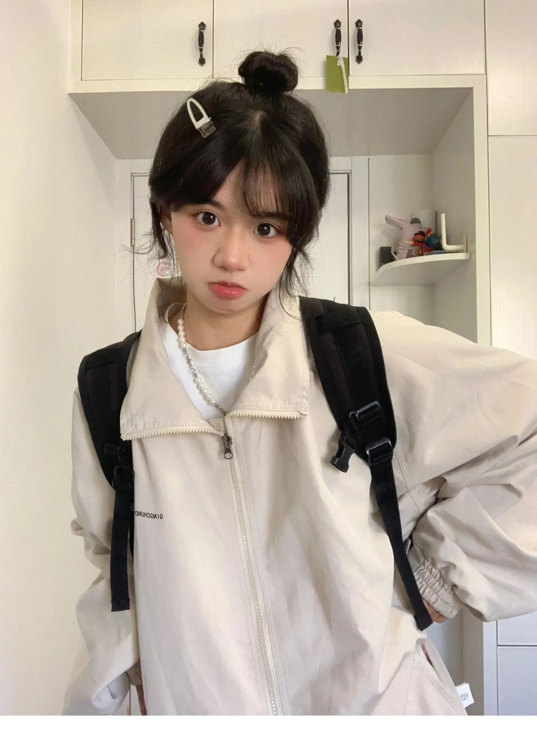 Chaquetas Bomber para mujer, ropa de calle de otoño, ropa deportiva para correr de hip hop, ropa deportiva con puños y cremallera, ajustada, acanalada, cuello redondo, Hipster recortado