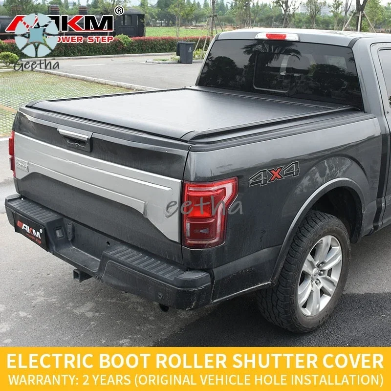 

Quality Pickup Aluminum Electric Roller Lid Shutter Trunk Bed Cover Tonneau Cover for Ford F150 Truck Accessories Cover