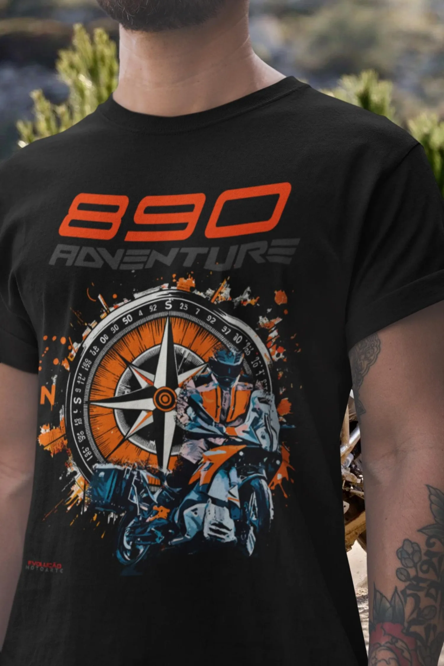 

37@EY K.TM 890 Adventure T Shirt Performance ADV Motorcycle Tee Ready to Race Rider Graphic Top For K.TM Fans Parallel Twin Expl