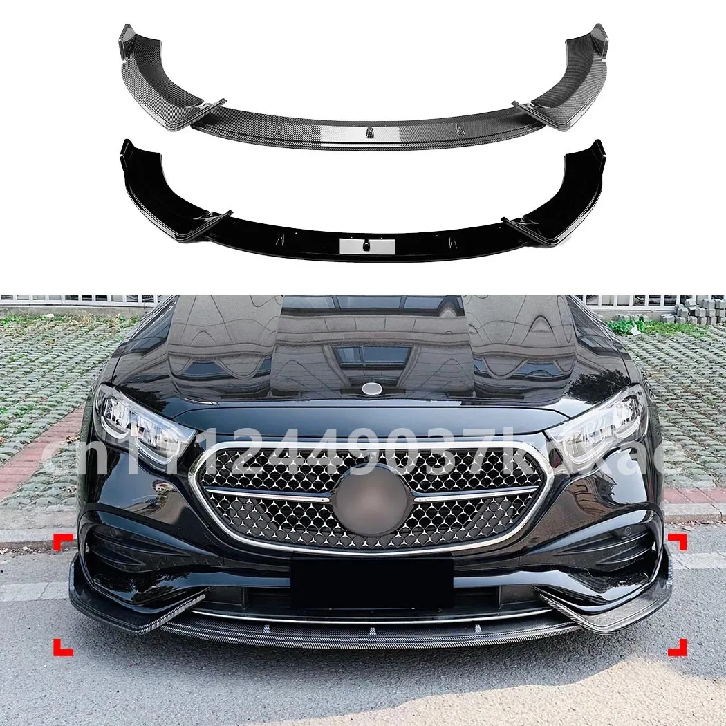 Für 2024+ Mercedes Benz E-Klasse W214 E260 E300 AMG Frontstoßstange Frontlippe Frontspoiler Außenmodifikation