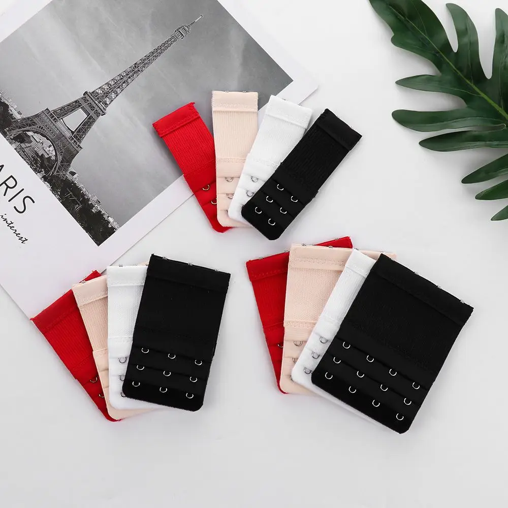 調節可能な2/3/4フックアクセサリー、ブラジャーストラップ、ブラエクステンダーフック、下着延長ブラバックル