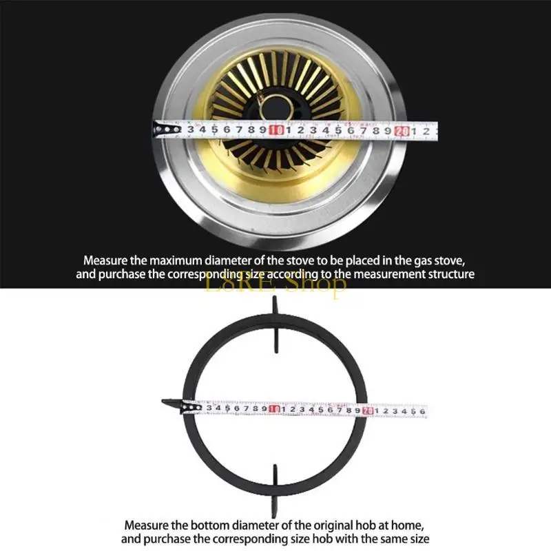 L8RE Stainless Steel Windproof Gas Stove Bracket Multifunctional Gas Burners Support