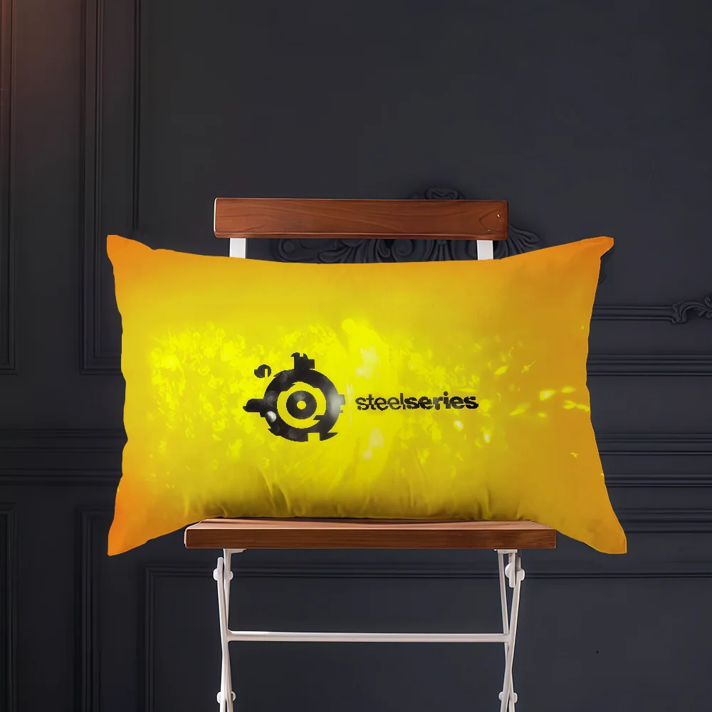 Fotografia 6: Capa de Almofada Retangular S-SteelSeries Moderna e Estilosa para Sofá, Sala de Estar, Quarto e Dormitório - Presente