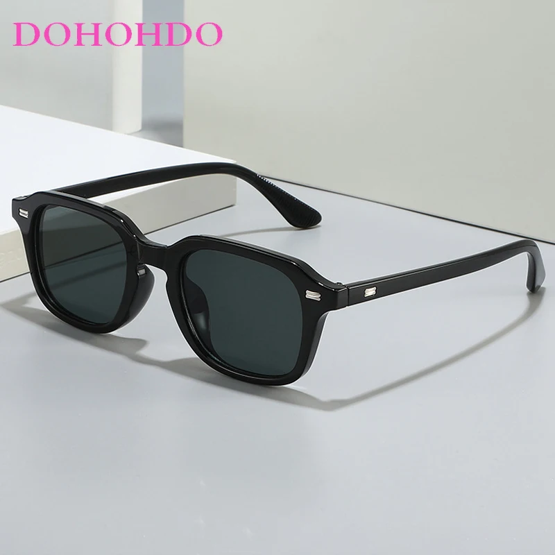 

Fashion Vintage Rice Nail Square Frame Sunglasses Women Men Luxury Designer Sunglass Outdoor Traveling Driving Shades UV400 Очки