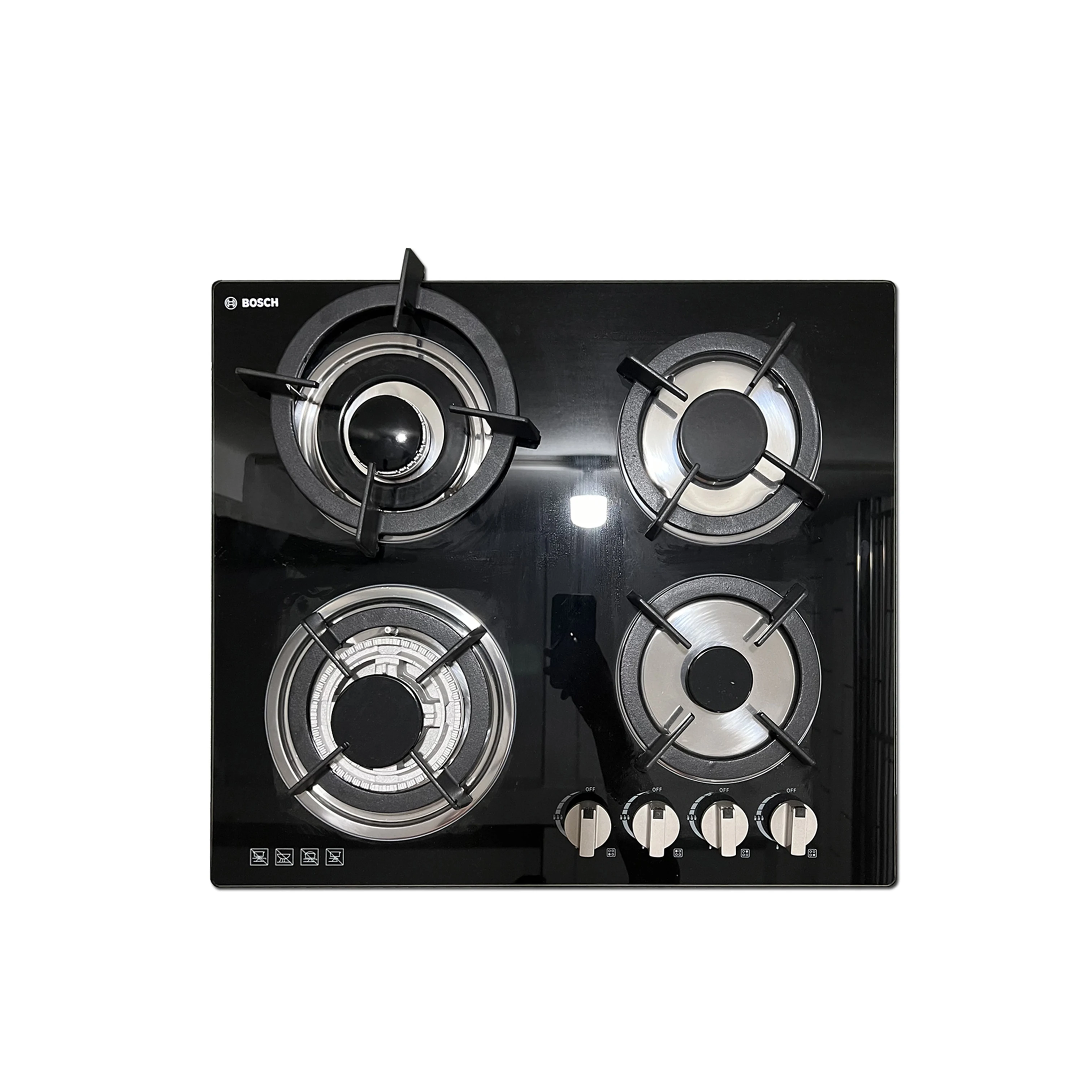 IN STOCK 4-end BOSCHs Tempered glass burner LPG petroleum gas stove for Cooking firepower Embedded Built in external