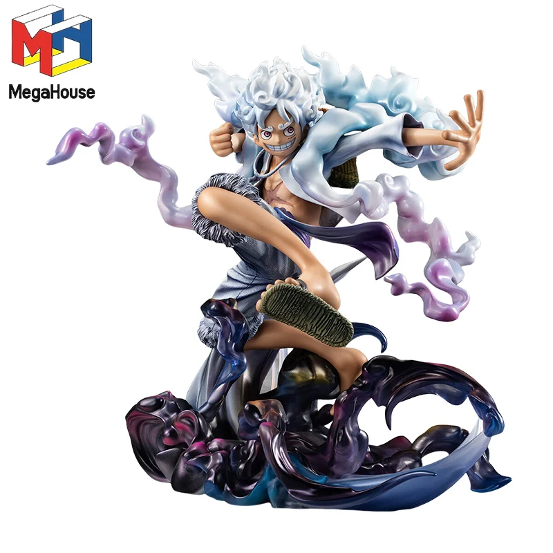 

In Stock Genuine Original MegaHouse Monkey D. Luffy "Gear 5" ONE PIECE Action Anime Figure Collectible Dolls Statuette Ornament