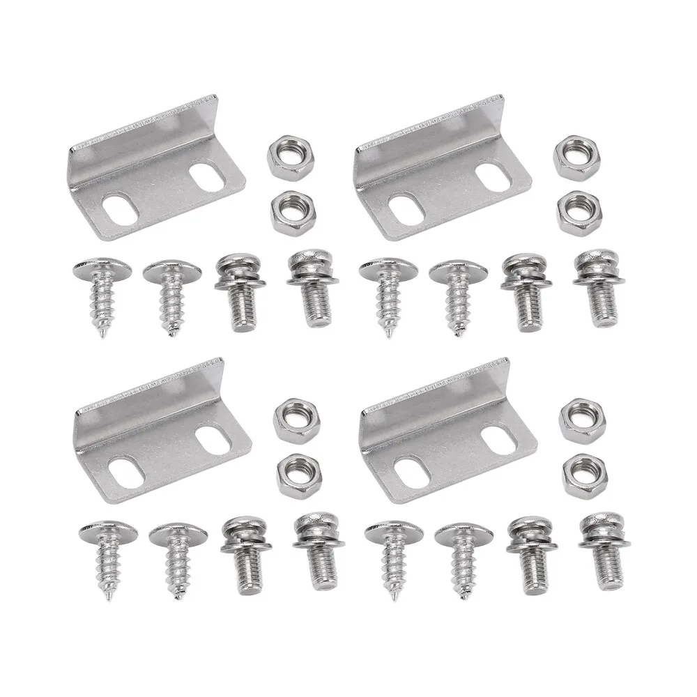4個入り-ボートキャビネット金具-61mm-24インチ-マリンフラッシュプル-スラムラッチ-ブラック-ラウンドリングロック-フラッシュプル-スラムラッチ-ヨット用