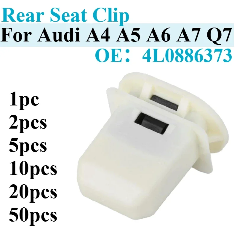 

Fixed Buckle Fastener For Audi A4 A5 A6 A7 Q7 Universal Rear Seat Underneath Buckle Cushion Fixing Clip Clips Accessories 1-50pc