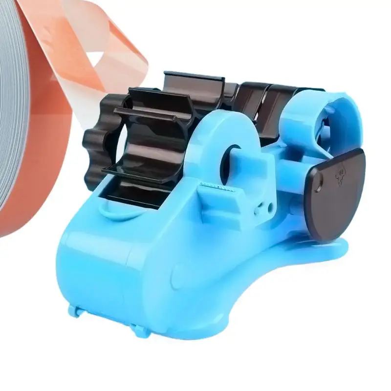 Packaging Tape Dispenser Desktop Tape Cutter For Packing Wrapping Tape Stand Holder For Warehouse Use With Compartment Slot For