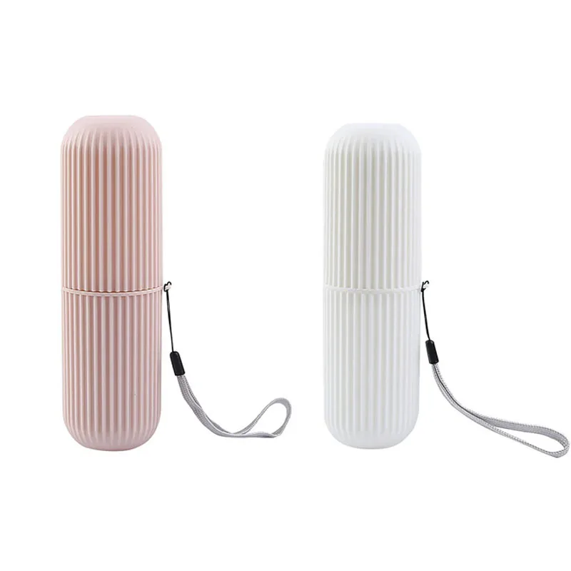 Tragbare Zahnpasta Zahnbürste Schützen Halter Fall Reise Camping Lagerung Box Organizer Reise Toilettenartikel Lagerung Tasse Neue Creat