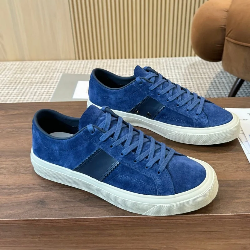 

Classic Four Seasons Contrasting Color Retro Casual Multi-Purpose Leather Men's Shoes