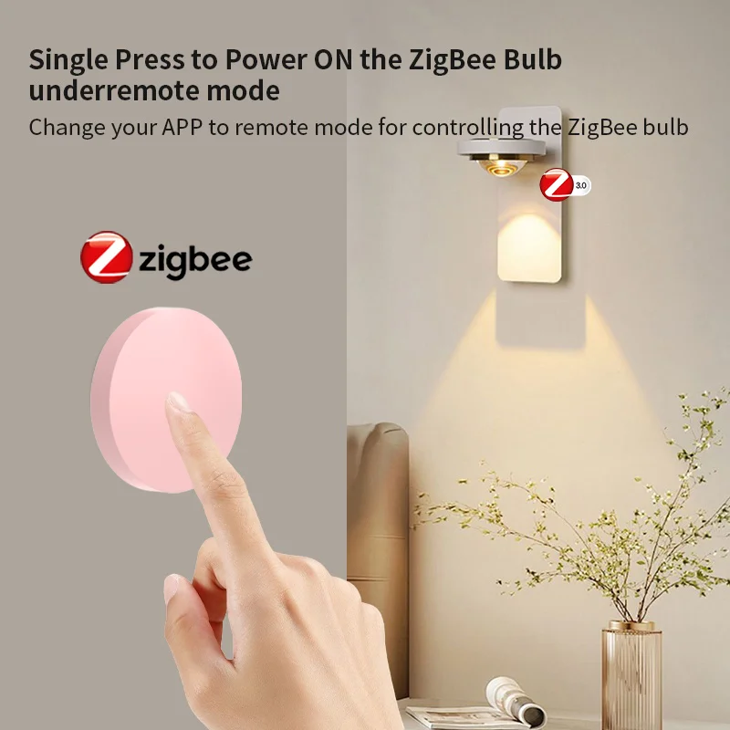 Tuya ZigBee Smart Wireless Button Scèneschakelaar Smart Life App Afstandsbediening voor Google Alexa Wait Voice Assistant Home Office