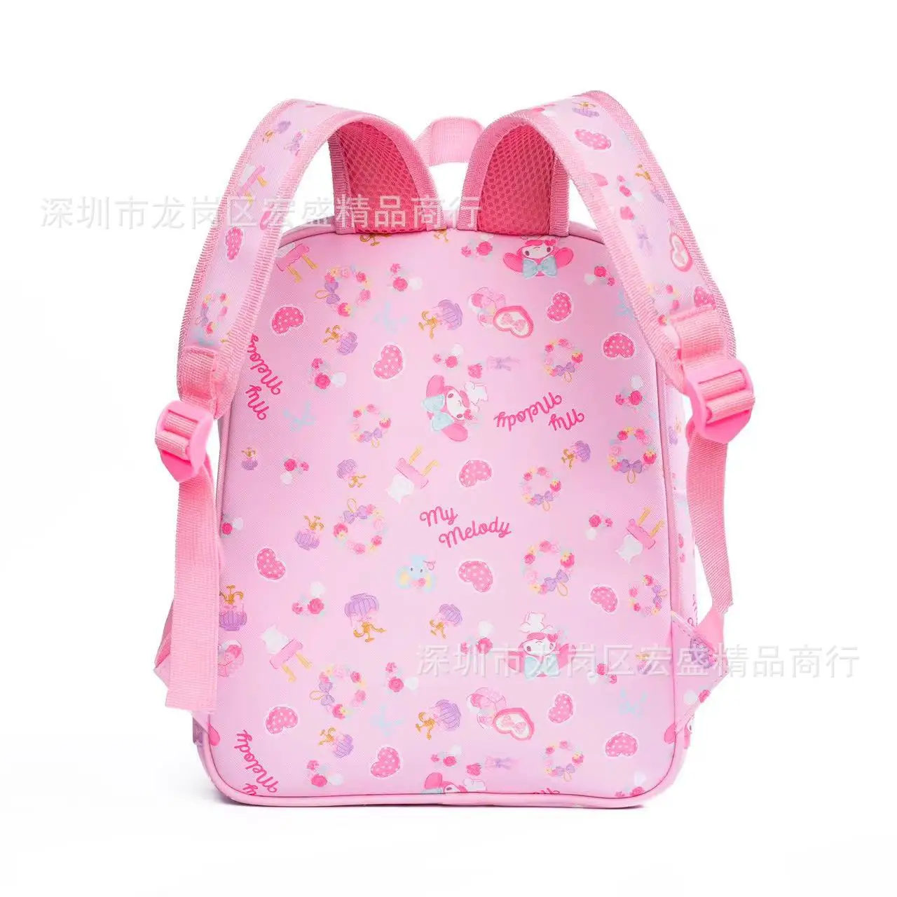 Cartoon Kindergarten Schoolbag Cute Leather Out Light zaino per bambini Mini Pink Hello Kitty Anime Figure Sanrio Kuromi