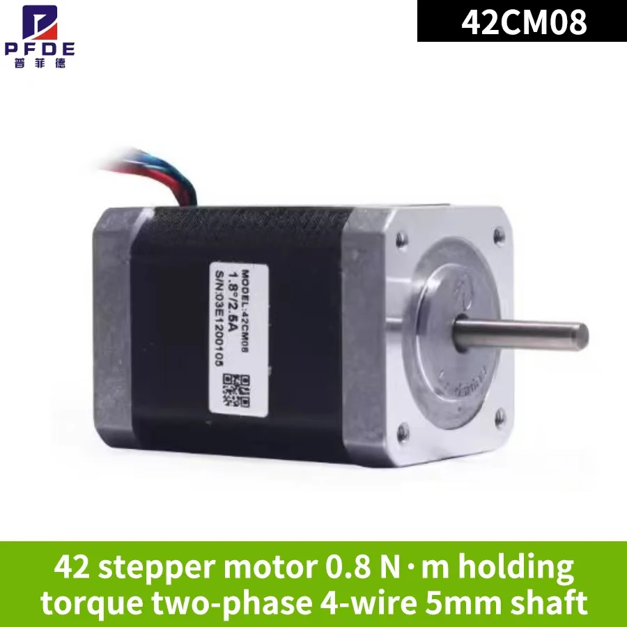 Leadshine  NEMA 17 Stepper Motor  42CM08  0.8N.m Holding Torque 2 Phase Step Motor 4 Wires Shaft Size 5m