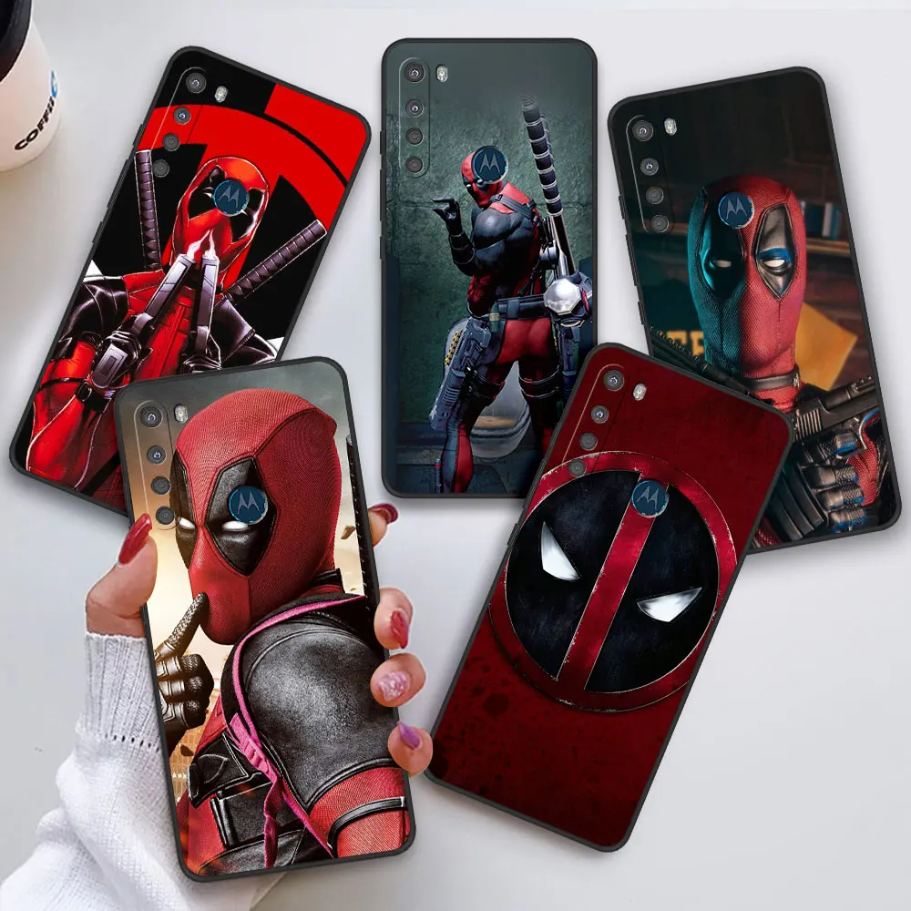 Marvel Hero Deadpool Case for Motorola Moto G200 G71 5G G22 G51 G30 G50 G82 G8 G9 Power Lite G52 G72 G60 G31 G32 Cover