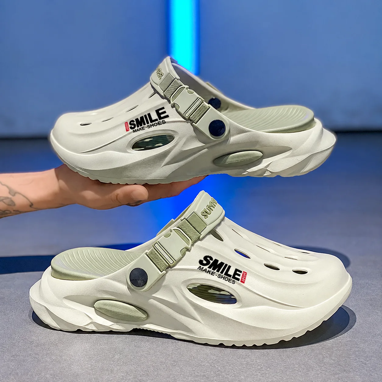 Mens Clogs EVA Clogs Non Slip Shoes Clogs for Man Men's Slippers Slippers for Men Man Slippers Outdoor Slippers for Man Summer