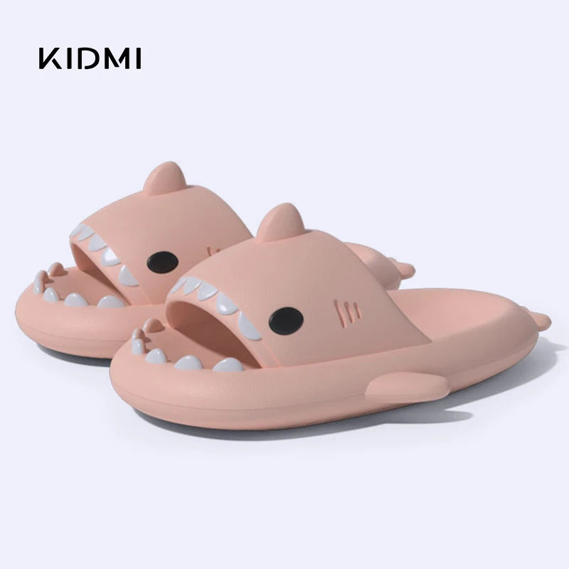 Kidmi Trendy Women's Sandals Fashion Women's Shark Slippers Men Women Flat Sandals Summer Outdoor EVA Beach Sandals Home Sandals