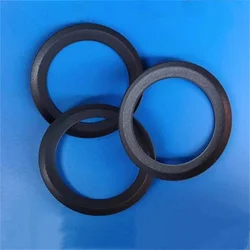 2PCS Black Wear-resistant Piston ring for Oilfree air compressor spare parts