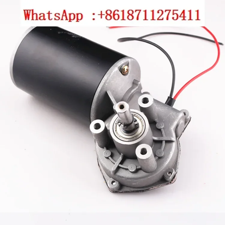 D63 Left Geared Motor: Gun Motor, Low Noise Motor, 24V Automatic Lifting Speed Regulating Turbine Motor