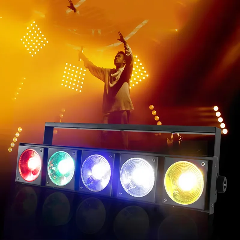 LED Wash Effect Light 5*30W RGBW 4In1 Living House Party Wedding Disco Club Bar DMX512 LED light Stage lighting Event show