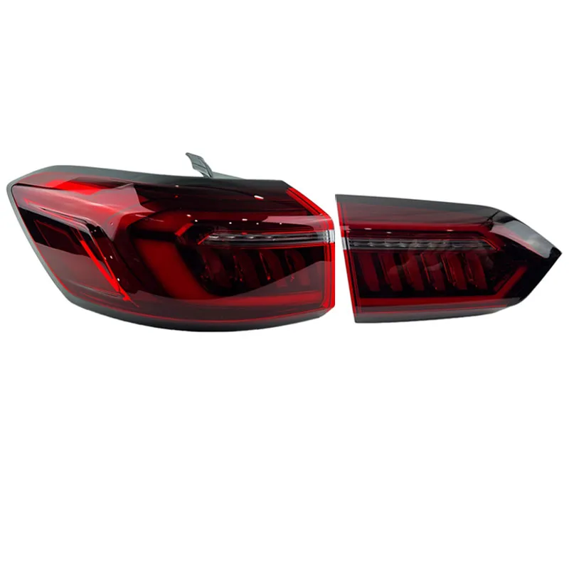 Car LED Outside Inside Rear Bumper Tail Lamp Red Black Shell For Chery Tiggo 8 Pro Plus 2020 2021 For Car Rear Turn Singal Light