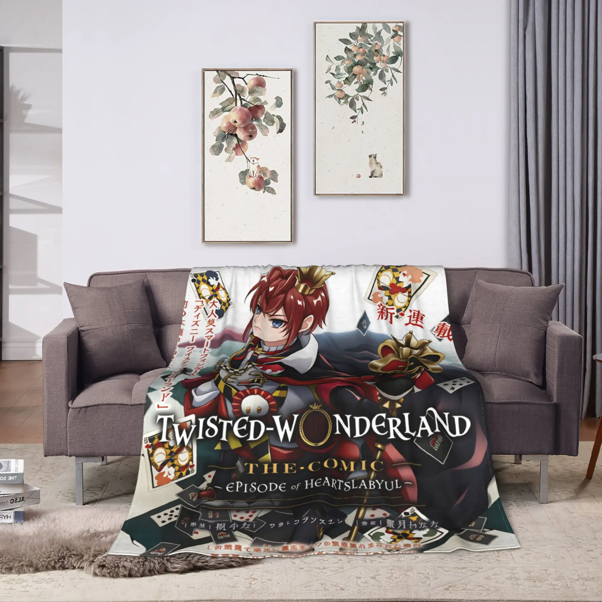 سوبر بطانية دافئة السفر الفراش رمي الملتوية-بلاد العجائب الرسوم المتحركة الفانيلا المفرش للمنزل ديكور الجدة غطاء سرير أريكة