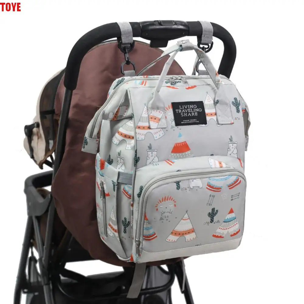 

Многофункциональный рюкзак для мамы, большой вместительный рюкзак для путешествий с защитой от брызг воды, износостойкий дизайн для беременных