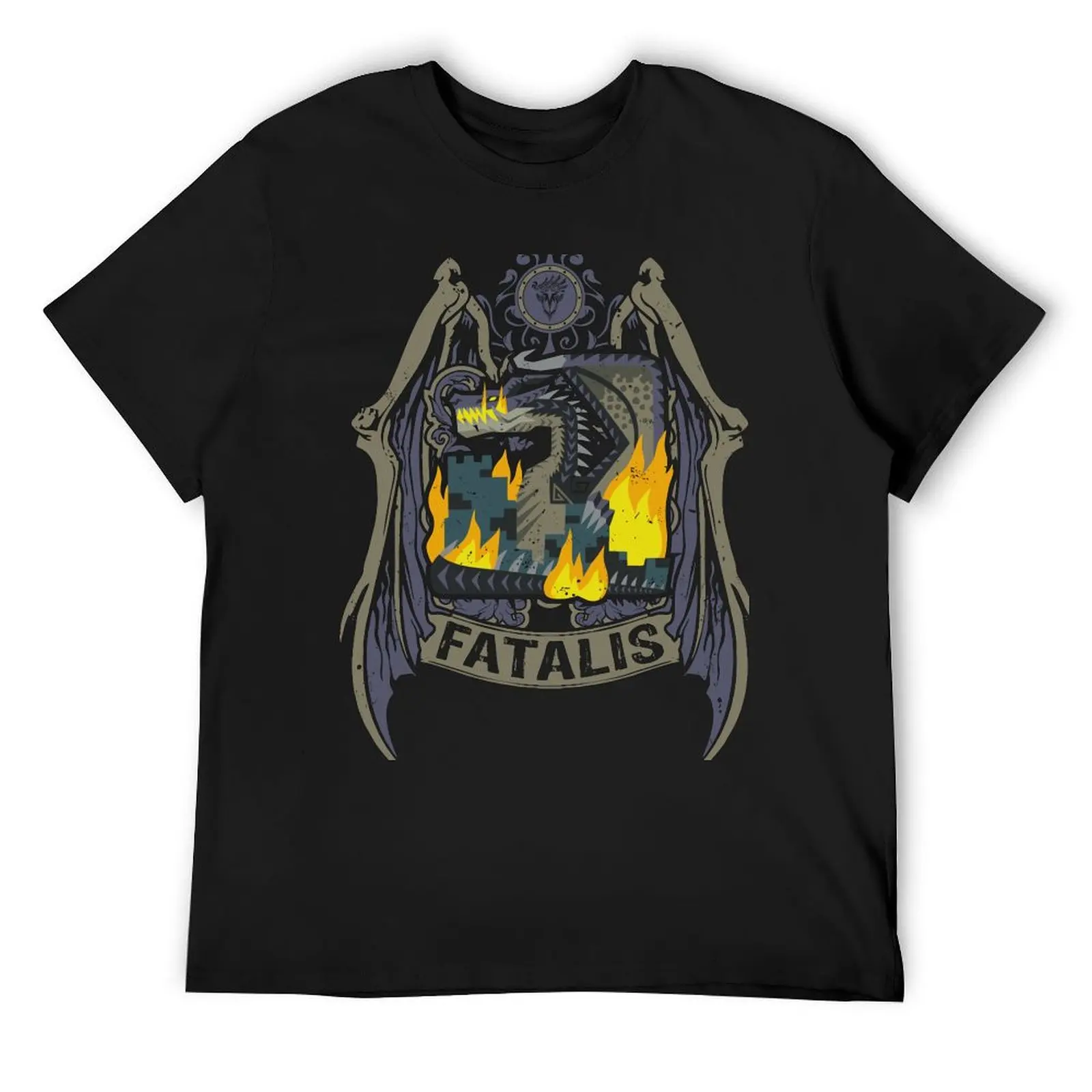 FATALIS - CREST T-Shirt football t shirt baggy shirts sports fans man t shirt mens designer clothes