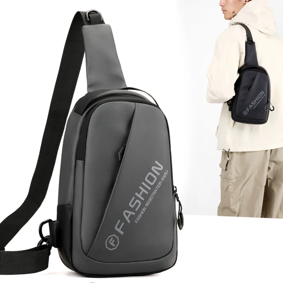 

Men's Crossbody Bag Chest Pack Waist Pack Fashion Casual Shoulder Bag Handbag Large Capacity Bags