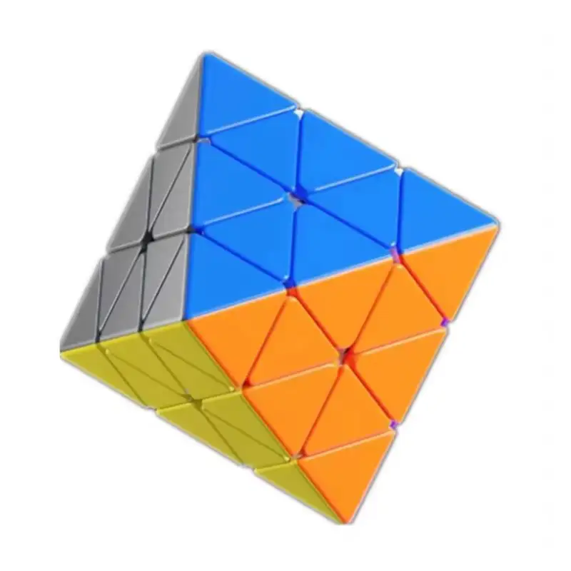 Octaëder Speed Cube Stickerloze puzzel Driehoek Educatief Hersenontwikkeling Speelgoed voor kinderen Volwassenen Segurк рука Cubo Mágico