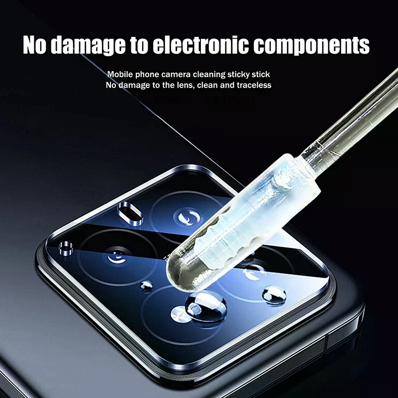 24 قطعة كاميرا الراتنج المحمولة عدسة نظافة الغبار إزالة بصمات الأصابع للهاتف أداة تنظيف عدسة الكاميرا