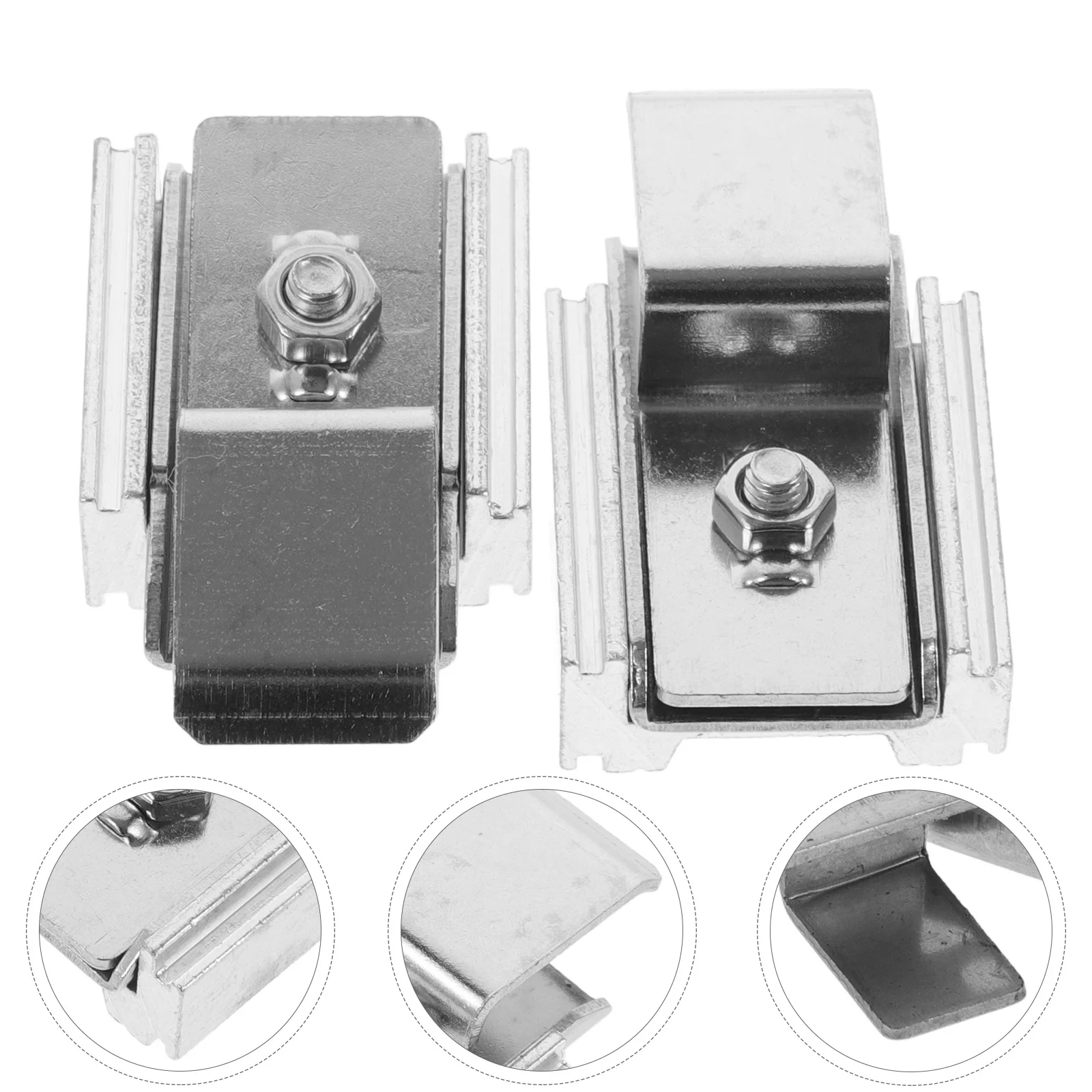 

2Pcs Screen Window Fixing Buckle Metal Frame Clips Replacement Secure Hold Durable Screen Repair Parts Home Use