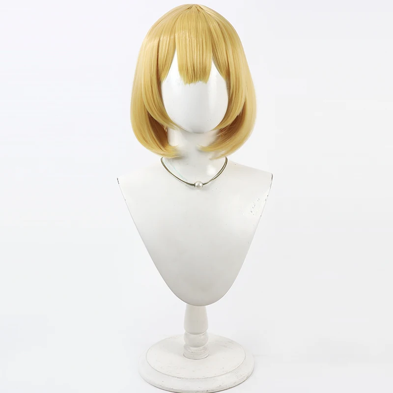NIJISANJI Virtual YouTube Suzuya Aki Cos Cosplay Wig Halloween Carnival Party Prop Synthetic Hair Heat Resistant Fiber + Wig Cap