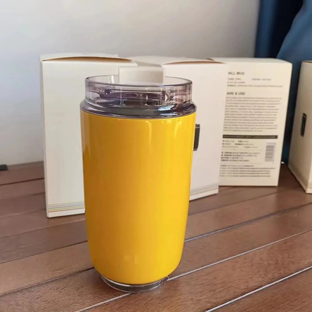 240 مللي بهلوان كوب قارورة عازلة حليبي الأبيض القهوة القدح سيارة معزول زجاجة ماء السفر مكنسة من الفولاذ المقاوم للصدأ قوارير شرب غلاية #5